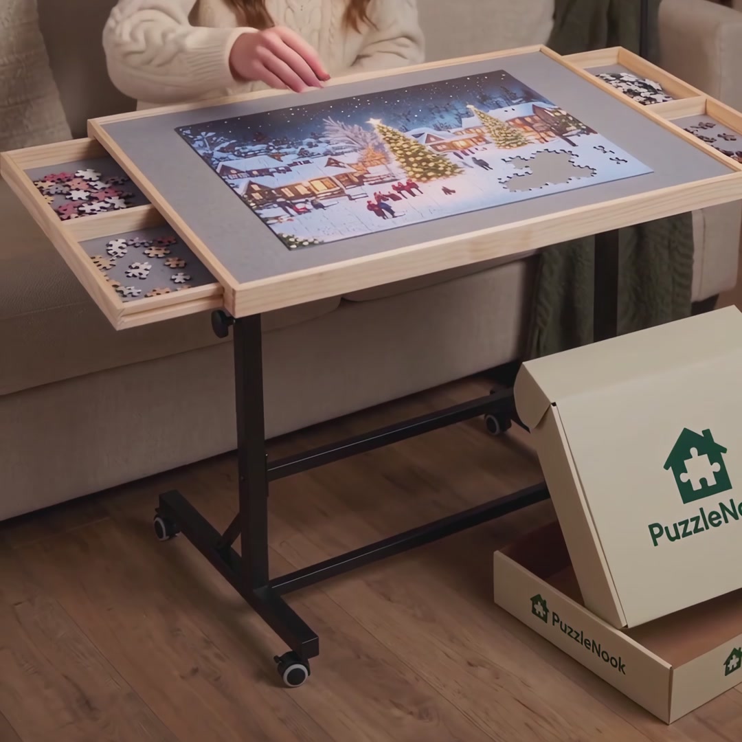 PuzzleNook rolling puzzle table