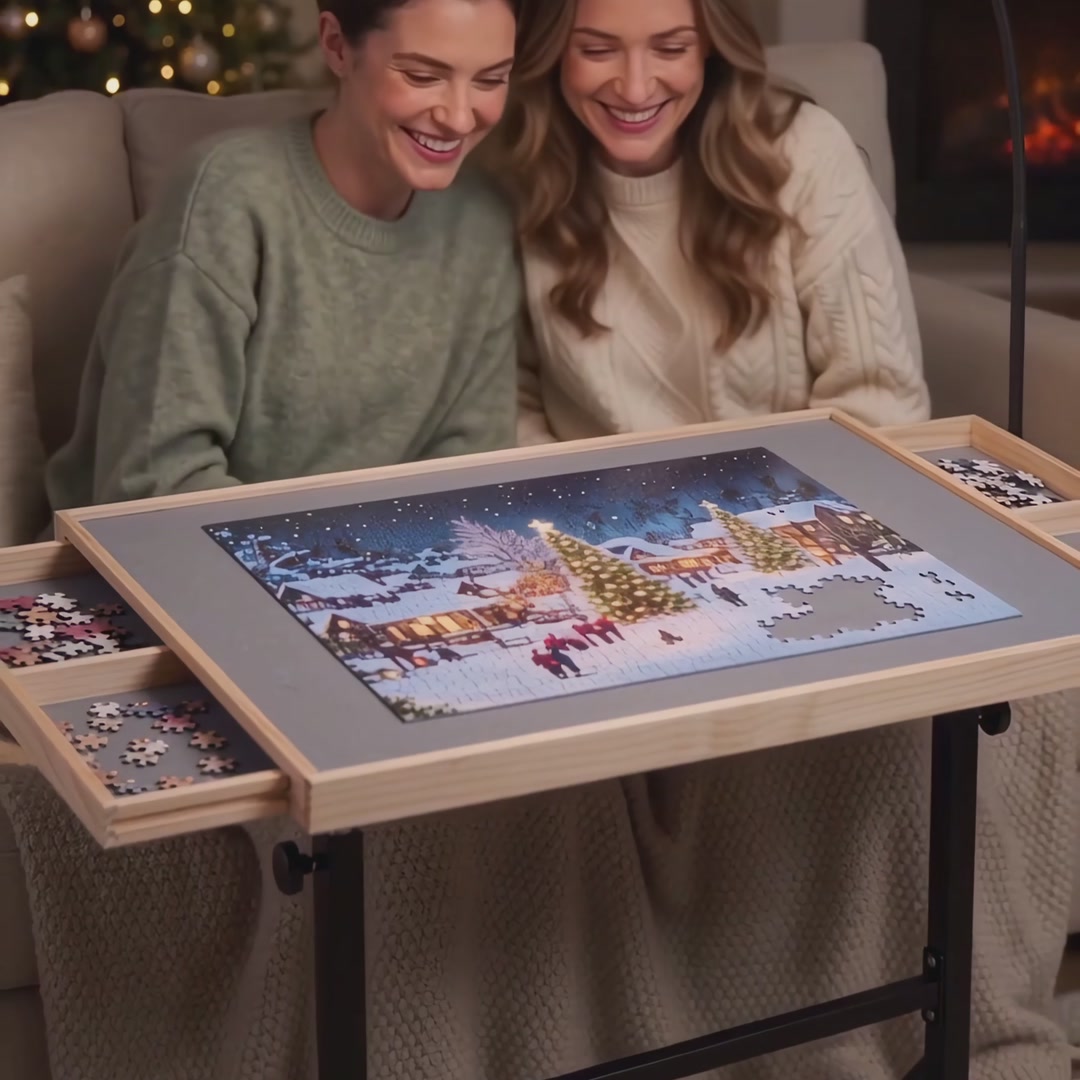 PuzzleNook rolling puzzle table